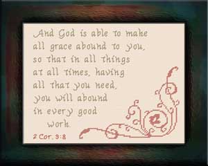 Grace Abounds - II Corinthians 9:8